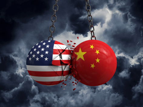美国，中国破坏球
